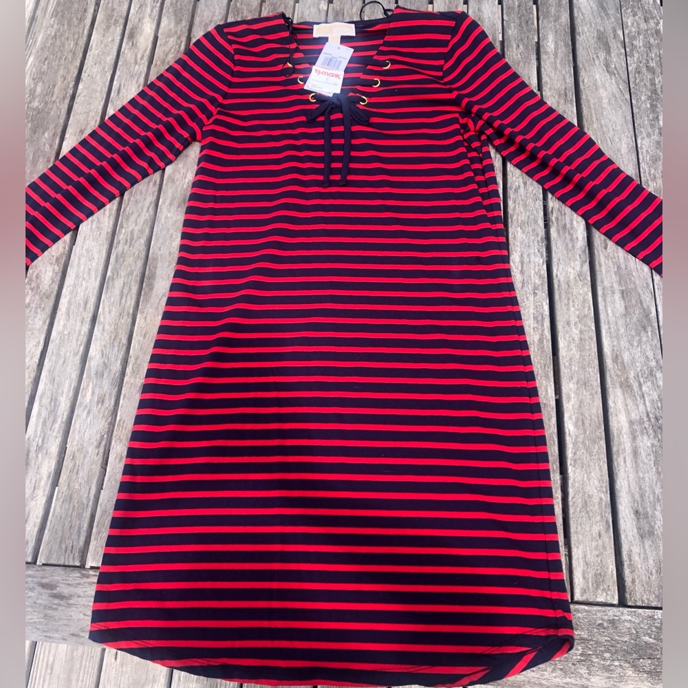 NWT Michael Kors True Navy Basics Dress